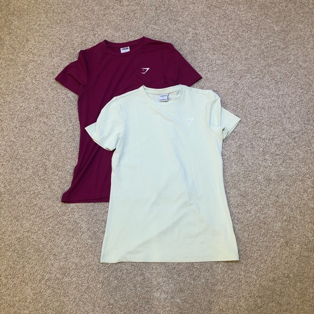 2 Gymshark shirts